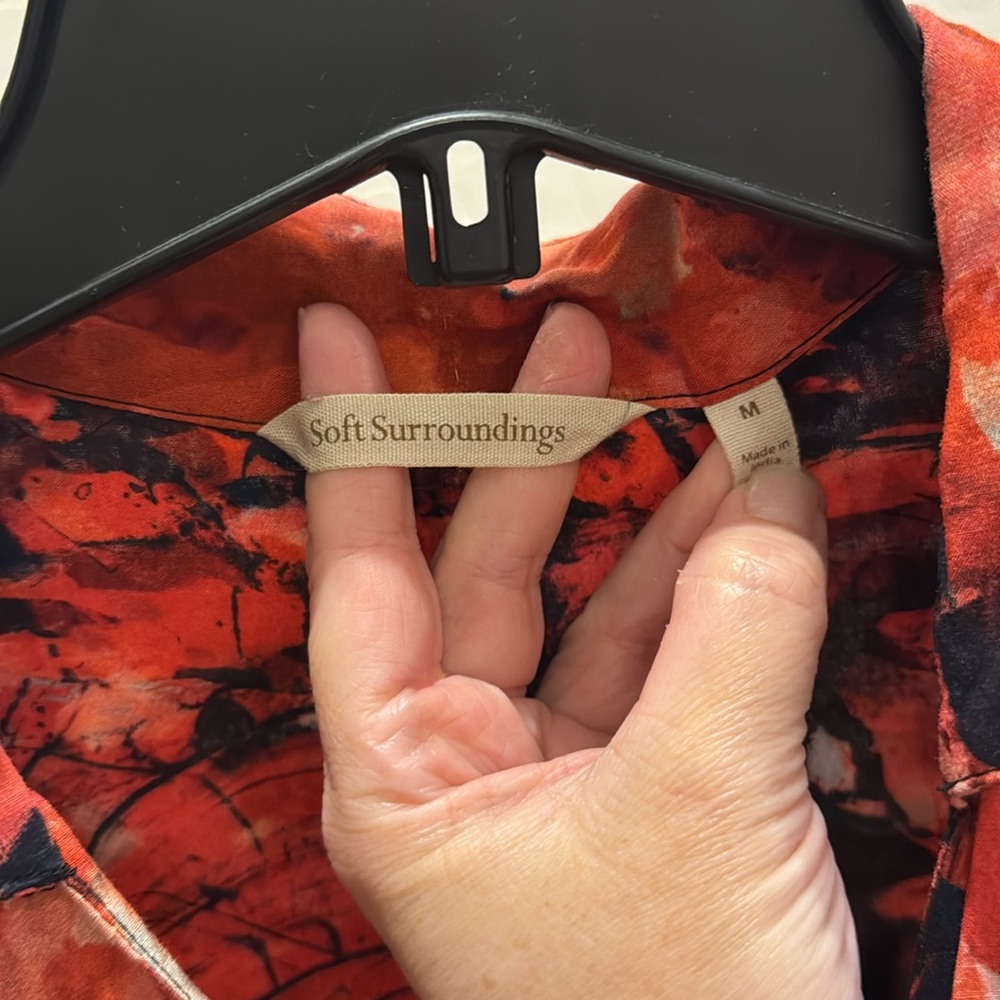 Soft Surroundings Button Up Top - image 4